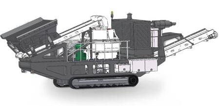 履帶式移動(dòng)制砂機(jī)